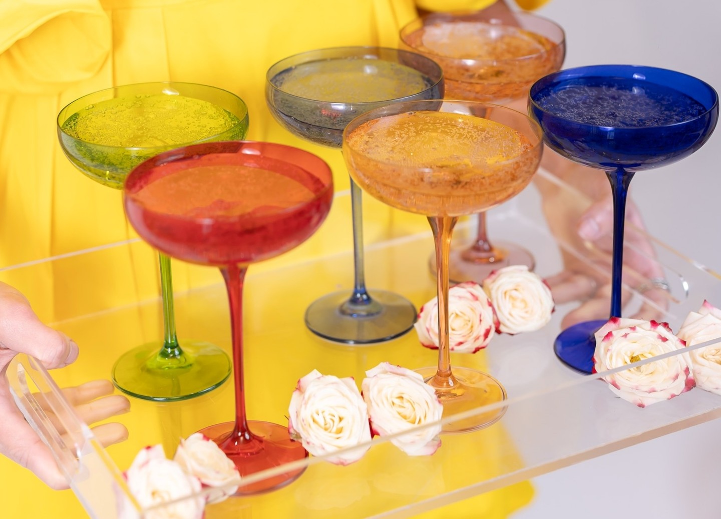 Luxury Glassware by Spectrum Glass and Estelle Colored Glass