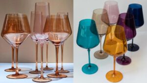 Luxury Glassware by Spectrum Glass and Estelle Colored Glass