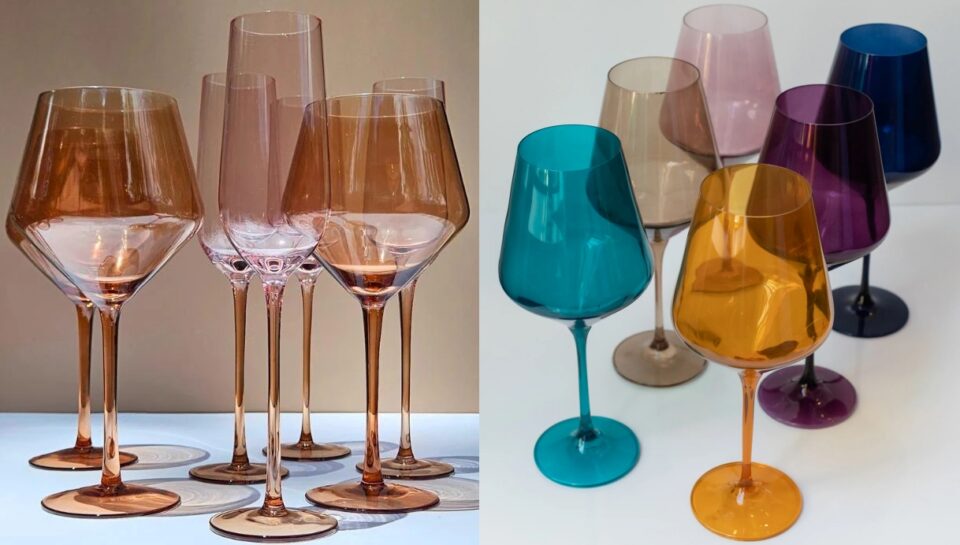 Luxury Glassware by Spectrum Glass and Estelle Colored Glass