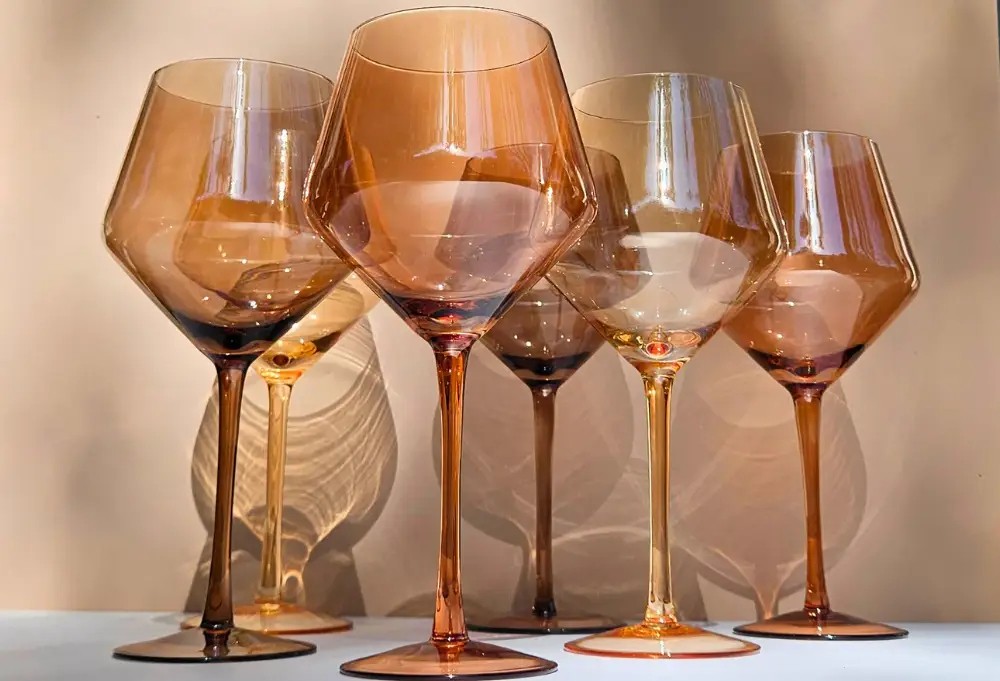 Luxury Glassware by Spectrum Glass and Estelle Colored Glass