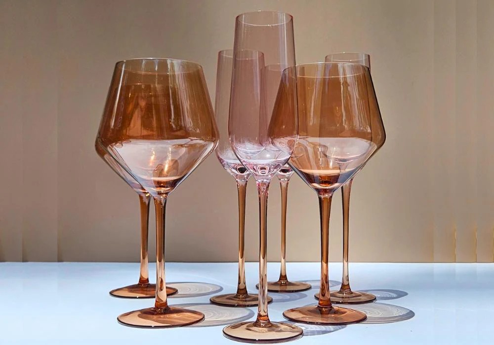 Luxury Glassware by Spectrum Glass and Estelle Colored Glass