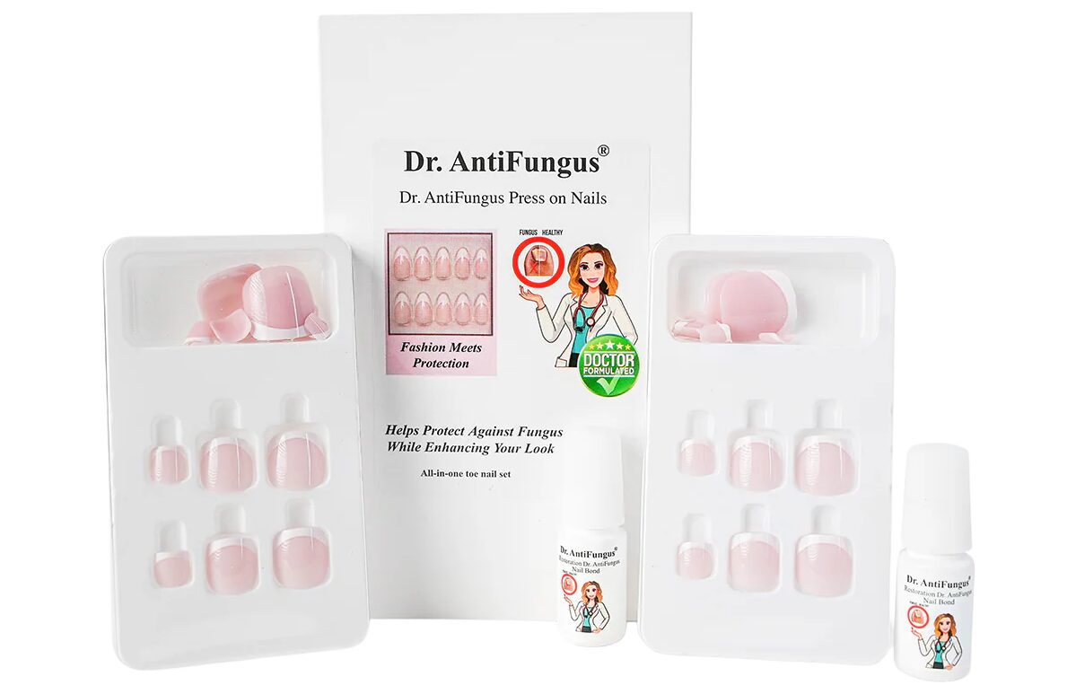The World’s First Antifungal Press-On Nail Kit by Dr. Antifungus