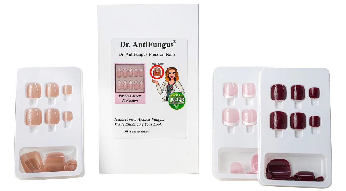 The World’s First Antifungal Press-On Nail Kit by Dr. Antifungus