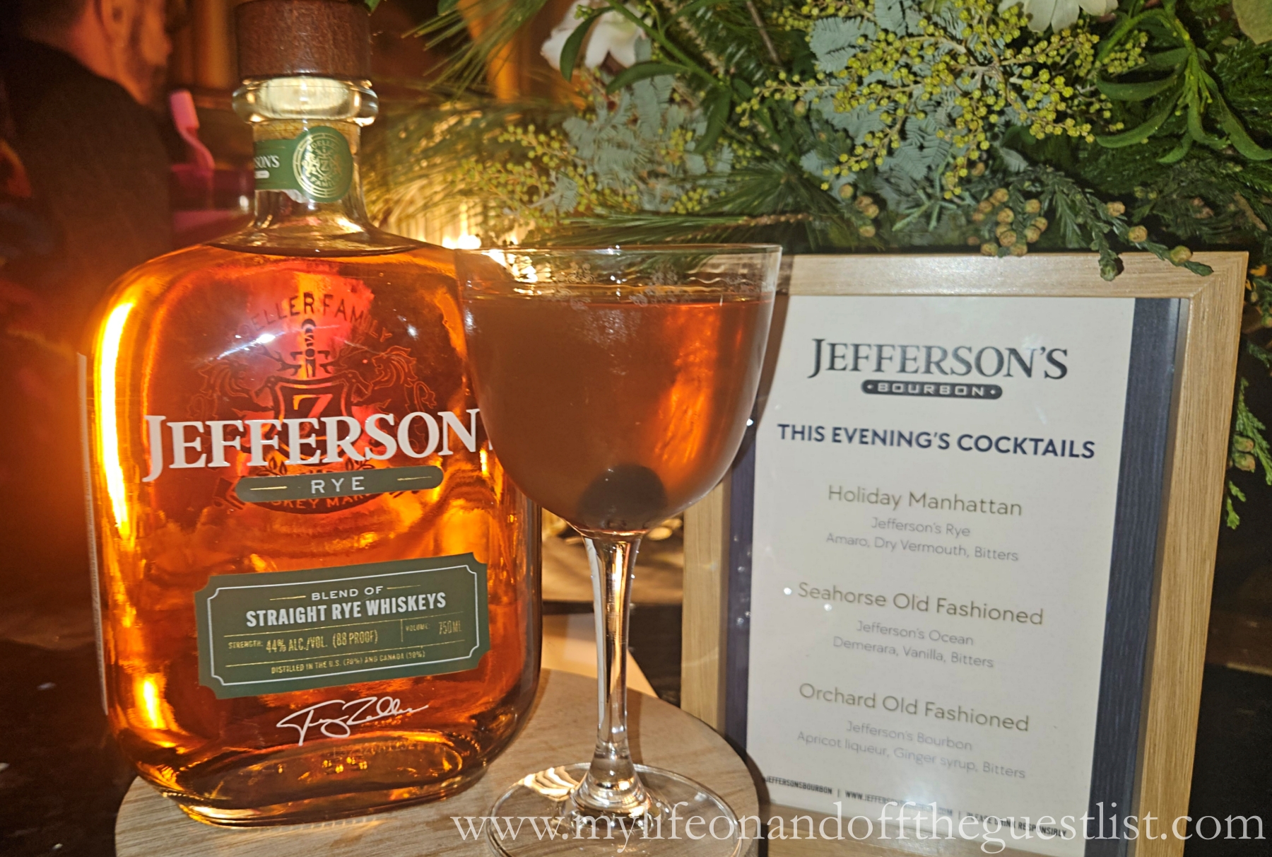 Raising a Glass: A Holiday Happy Hour with Jefferson’s Bourbon