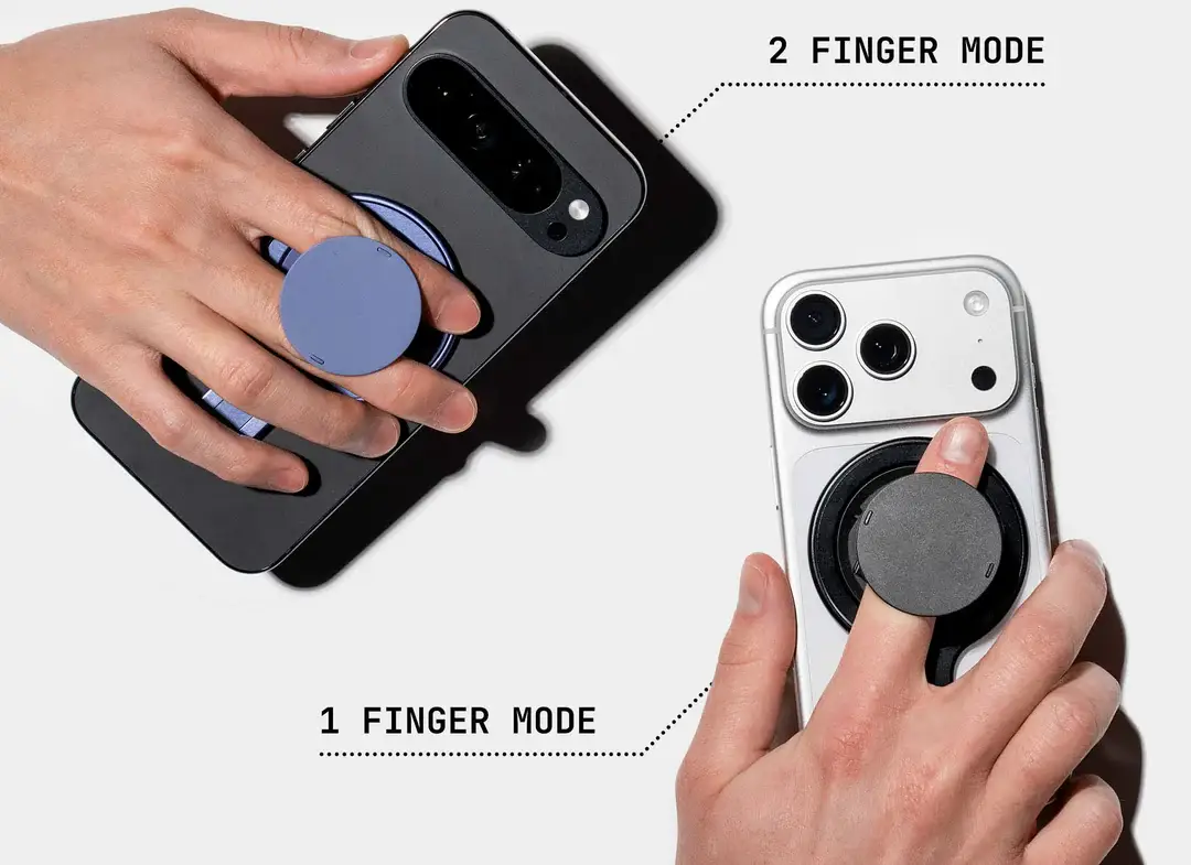 Ohsnap Snap Grip Stand: Ultra-Thin MagSafe Grip with 350° Stand Power