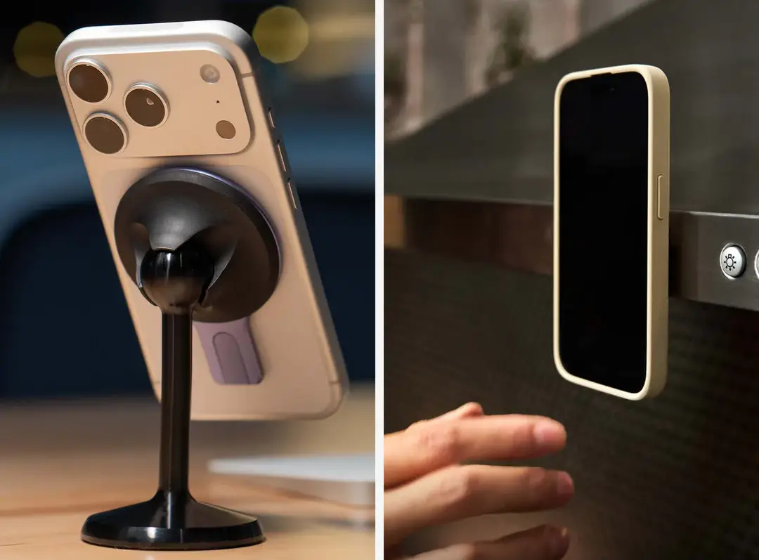 Ohsnap Snap Grip Stand: Ultra-Thin MagSafe Grip with 350° Stand Power