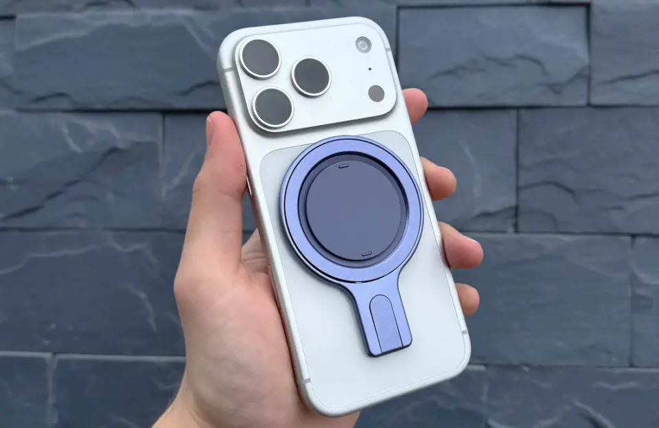 Ohsnap Snap Grip Stand: Ultra-Thin MagSafe Grip with 350° Stand Power