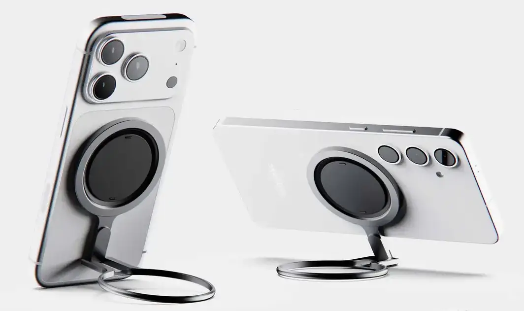 Ohsnap Snap Grip Stand: Ultra-Thin MagSafe Grip with 350° Stand Power