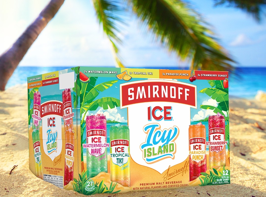 Smirnoff Ice Launches New Icy Island Variety Pack with Four Tropical Flavors for Summer