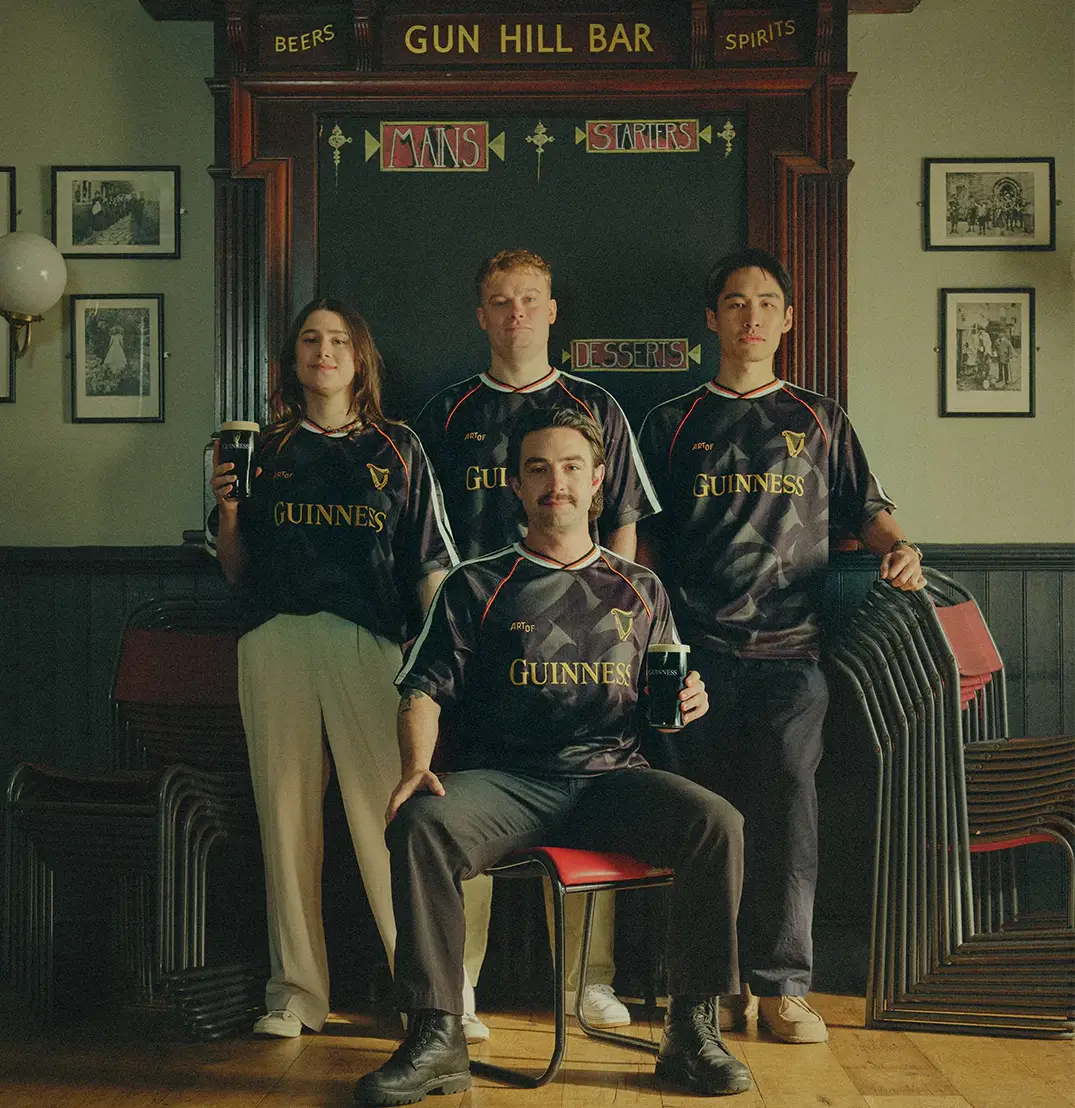 Guinness and Art of Football Launch World Cup Jersey 