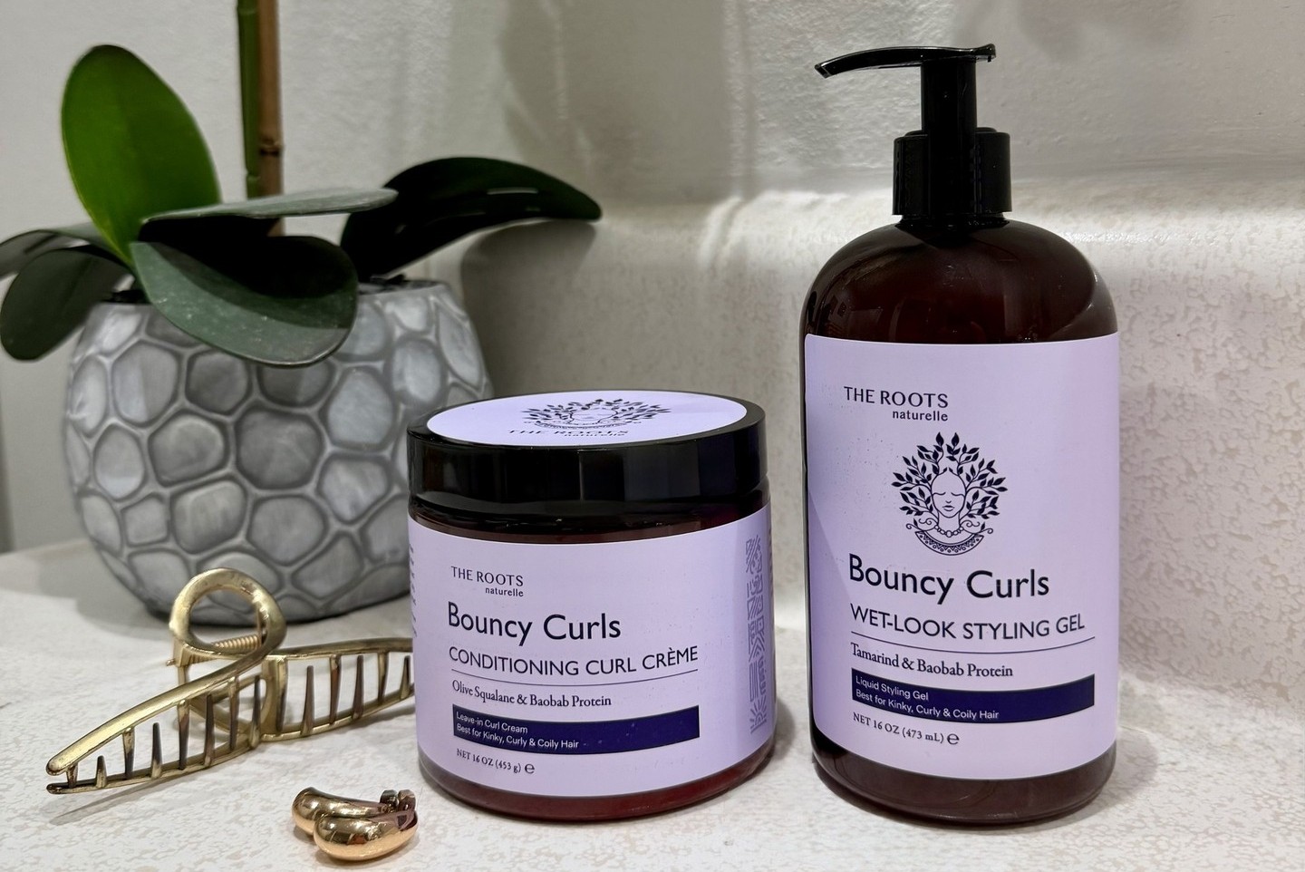The Roots Naturelle Bouncy Curls Collection: Silicone-Free Curl Care for Soft, Defined Hair