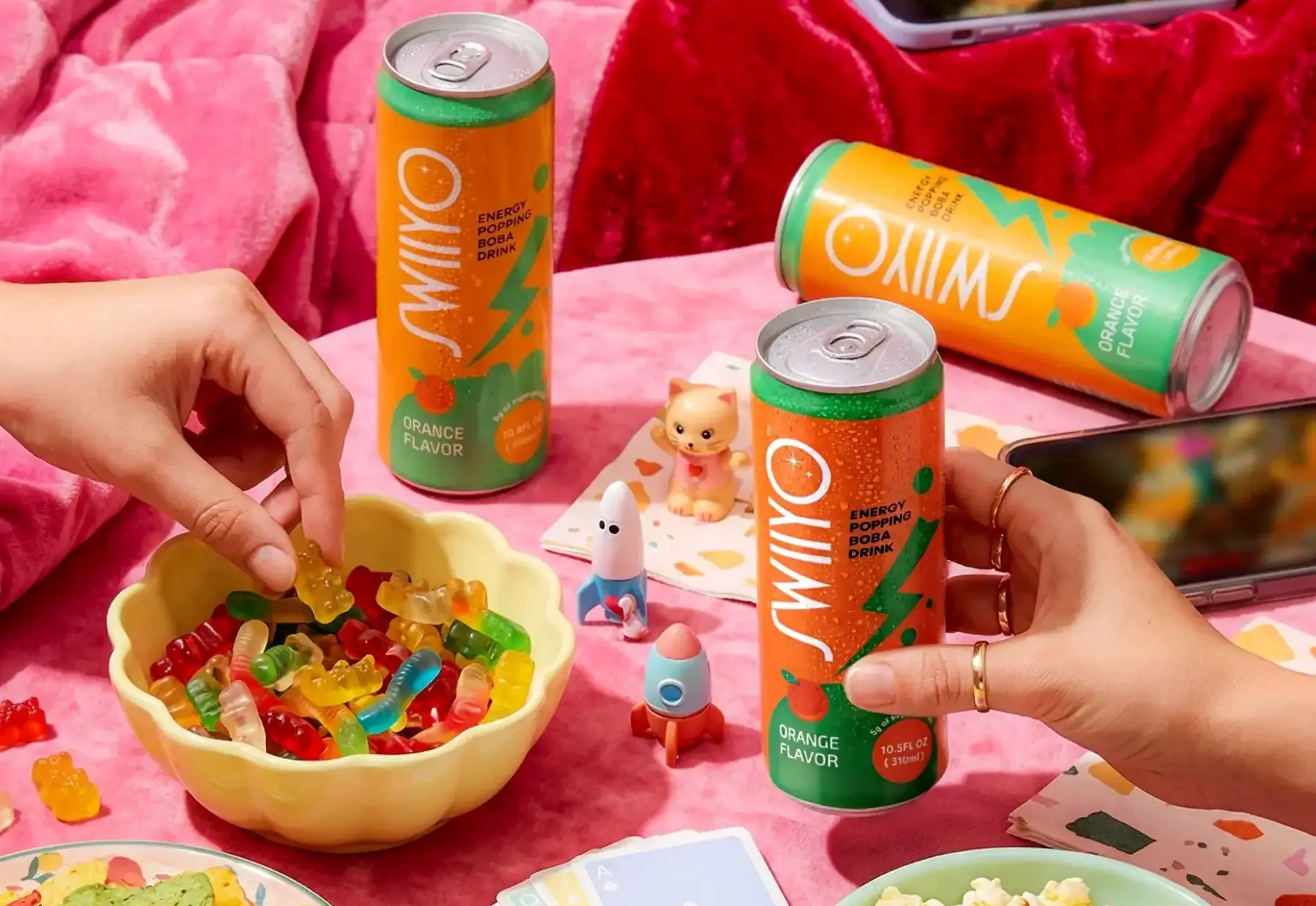 Swiiyo Jitter-Free Popping Boba Energy Drink and Aura Beauty Sparkling Water Disrupts RTD Beverage Market