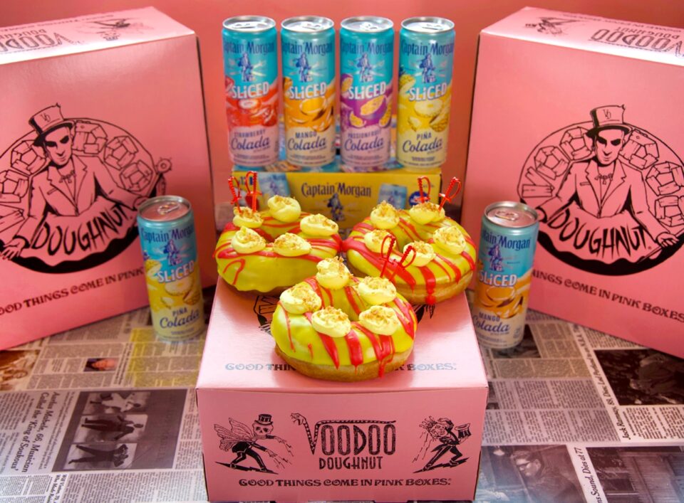 Captain Morgan x Voodoo Doughnut: Sliced Colada Doughnut Collab