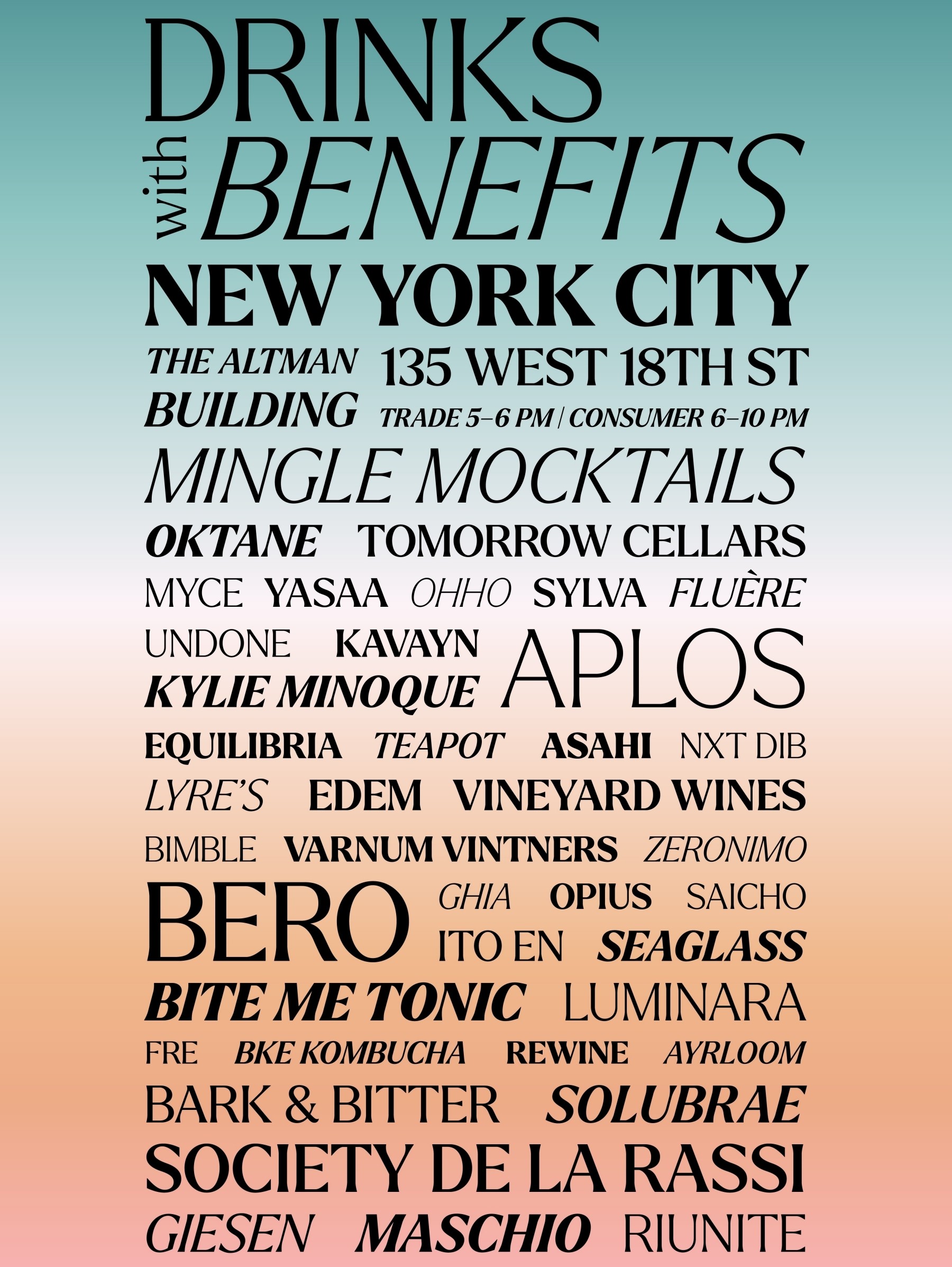 Drinks With Benefits NYC 2026 Returns: The Ultimate Zero-Proof Festival