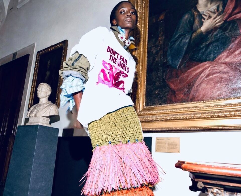 Komen Giving Tee by Harlem’s Fashion Row and Stella Jean for Breast Cancer Awareness